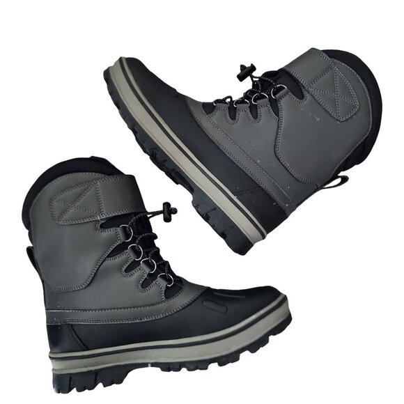 Cougar SOJU Stretch Lace Toggle Adjustable Winter Boots Men's 8 - Picture 6 of 10